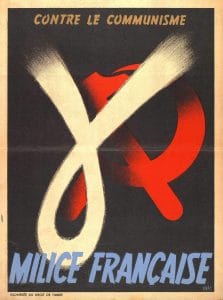 s12.pa1 .013 affiche milice francaise MRJ MOI