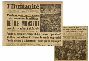 s15.pa2 .010 humanite 29mai 1945.p.1 mg MRJ MOI