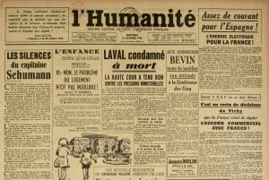 s15.pa2 .016 humanite condamn.laval 10oct45 MRJ MOI