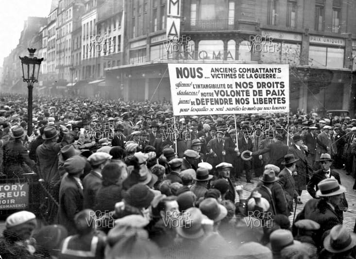 s2.pa1 .003 manif anciens combattants 6fev1934 MRJ MOI