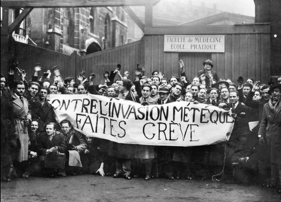 s2.pa1 .007 manifestation etudiants 1fevrier1935 MRJ MOI