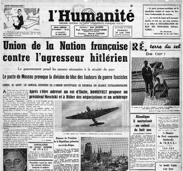 s2.pa2 .012 humanite 26aout 1939 MRJ MOI