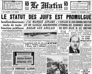 s4.pa1 .005 statut juifs le matin 19oct1940 MRJ MOI